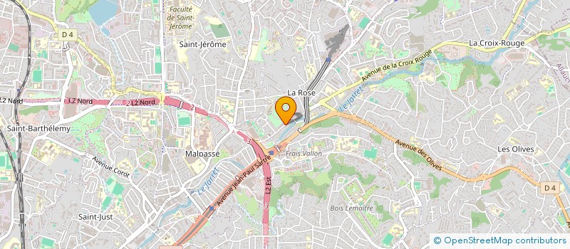 localisation de l'entreprise JNE TRANSPORT à MARSEILLE