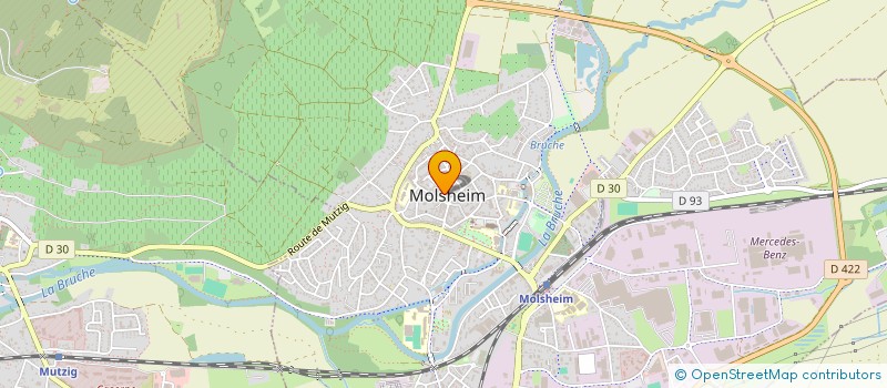 localisation de l'entreprise JNF à MOLSHEIM