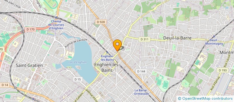 localisation de l'entreprise JNF ENGHIEN LES BAINS 2024 à ENGHIEN-LES-BAINS