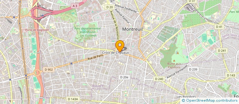 localisation de l'entreprise JNF FOOD  PARIS