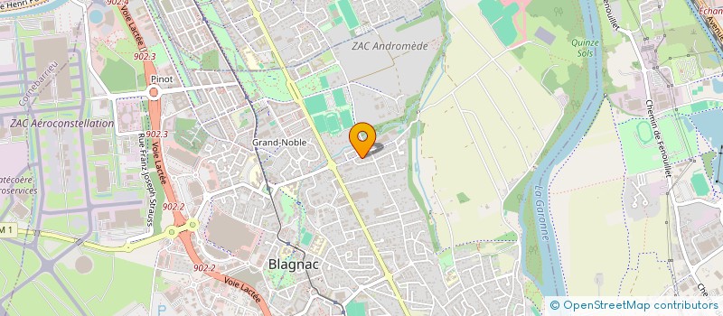 localisation de l'entreprise JNF HOLDING à BLAGNAC