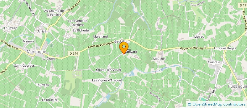 localisation de l'entreprise JNF RICHARD  MONTAGNE