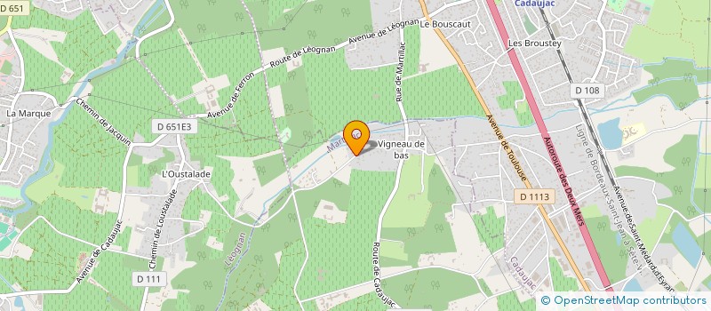 localisation de l'entreprise JNF2T  MARTILLAC