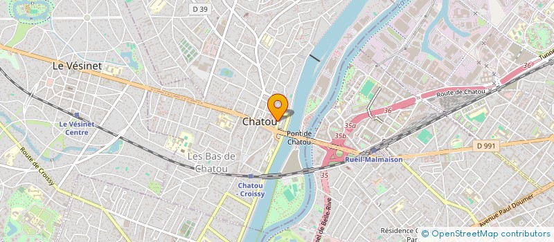 localisation de l'entreprise JNG  CHATOU