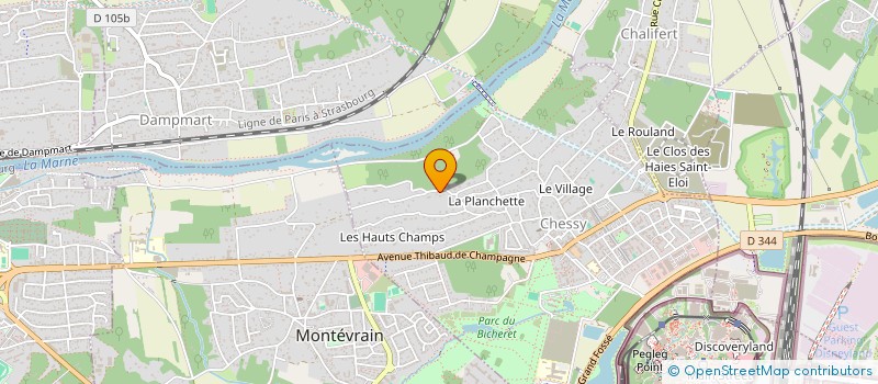 localisation de l'entreprise JNG DIFFUSION à CHESSY