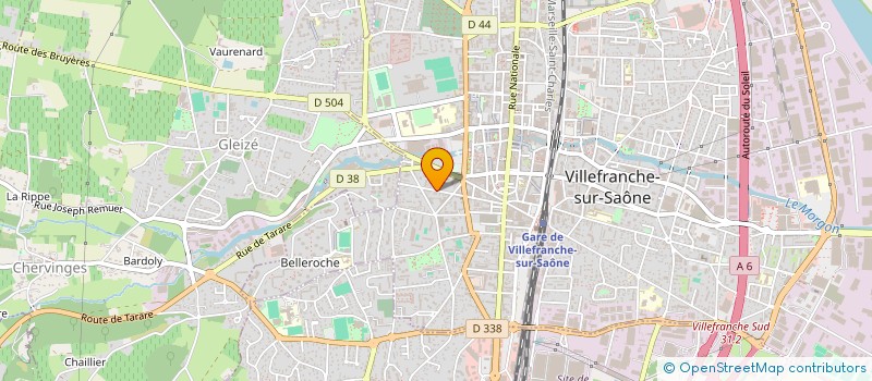 localisation de l'entreprise JNG GESTION  VILLEFRANCHE-SUR-SAONE