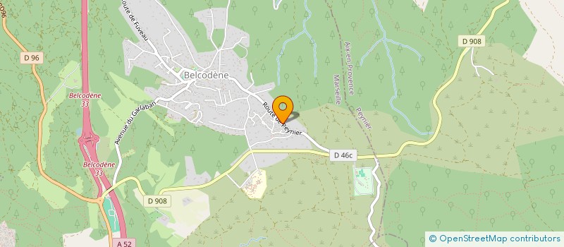 localisation de l'entreprise JNG LES VIGNES  BELCODENE