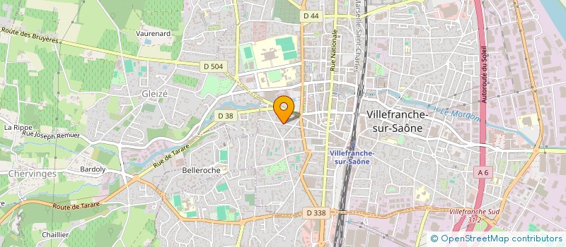 localisation de l'entreprise JNG TRANSPORT à VILLEFRANCHE-SUR-SAONE