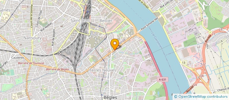 localisation de l'entreprise JNH LASER & INSTITUT  SADIRAC