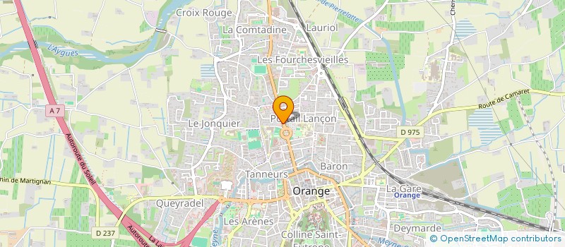 localisation de l'entreprise JNI  ORANGE