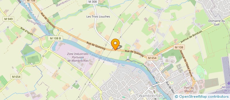 localisation de l'entreprise JNJ  WAMBRECHIES