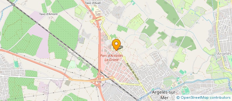 localisation de l'entreprise JNJ à ARGELES-SUR-MER