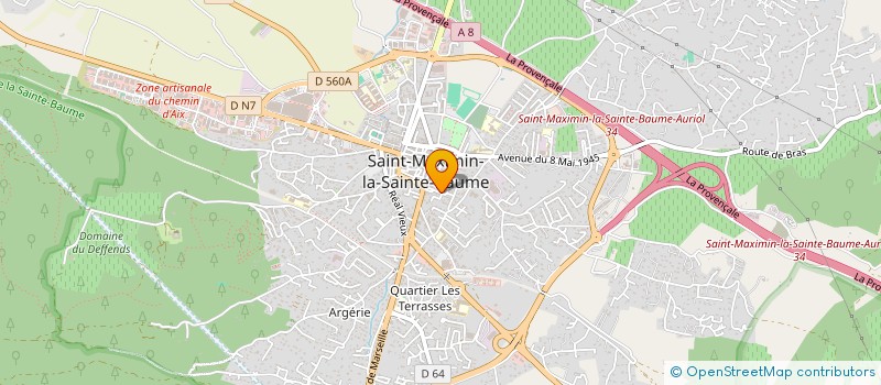 localisation de l'entreprise JNJ  SEILLONS-SOURCE-D'ARGENS