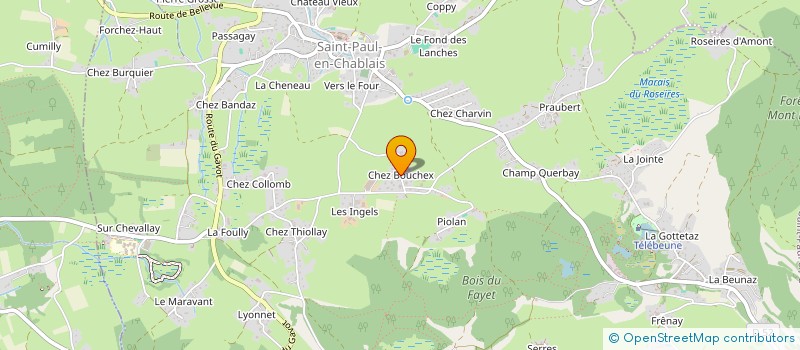 localisation de l'entreprise JNJ  SAINT-PAUL-EN-CHABLAIS