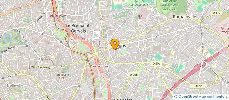 localisation de l'entreprise JNK à LES LILAS