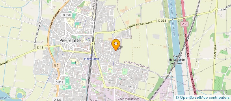 localisation de l'entreprise JNK TERRASSEMENT à PIERRELATTE