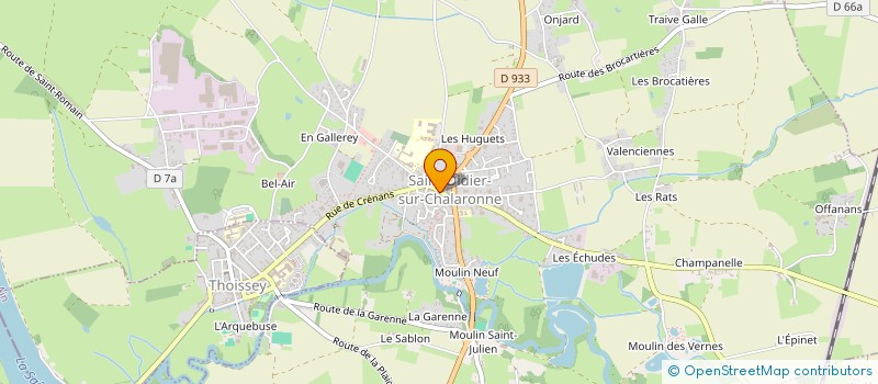 localisation de l'entreprise JNLR à SAINT-DIDIER-SUR-CHALARONNE