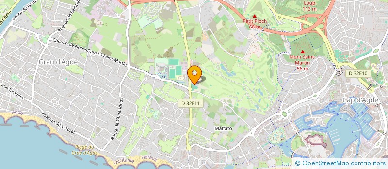 localisation de l'entreprise JNM  AGDE