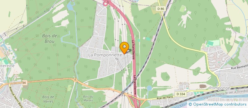 localisation de l'entreprise JNMR.B à POMPONNE