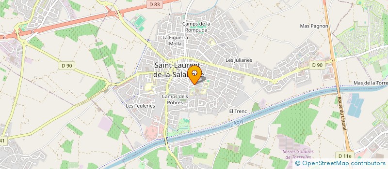 localisation de l'entreprise JNN  SAINT-LAURENT-DE-LA-SALANQUE