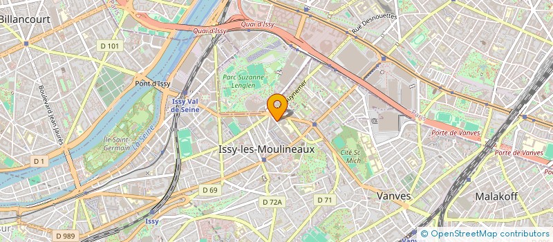 localisation de l'entreprise JNOV CONSULTING à ISSY-LES-MOULINEAUX