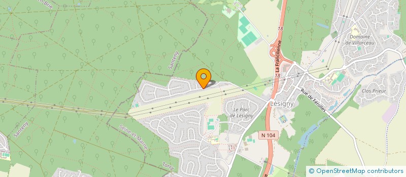 localisation de l'entreprise JNOV ENRJ  LESIGNY