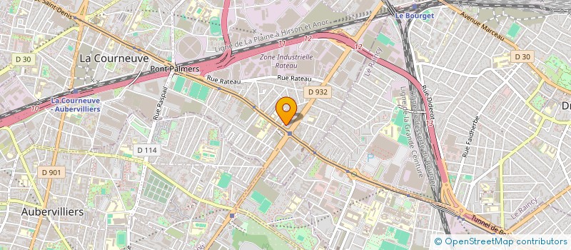 localisation de l'entreprise JNP à LA COURNEUVE