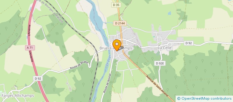 localisation de l'entreprise JNP  BRUERE-ALLICHAMPS