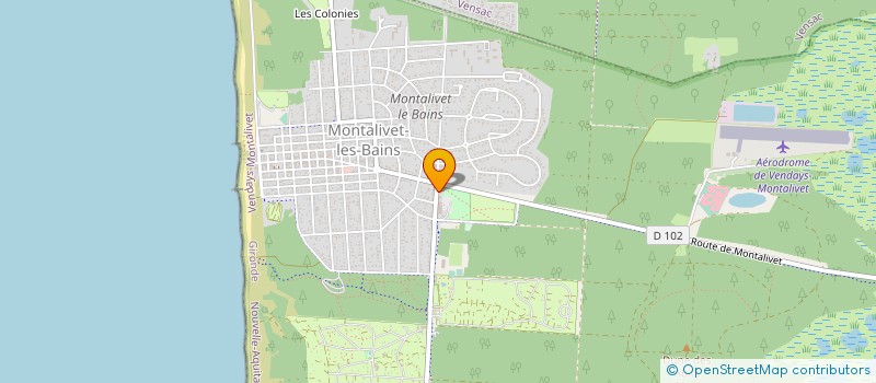 localisation de l'entreprise JNPC IMMO  VENDAYS-MONTALIVET