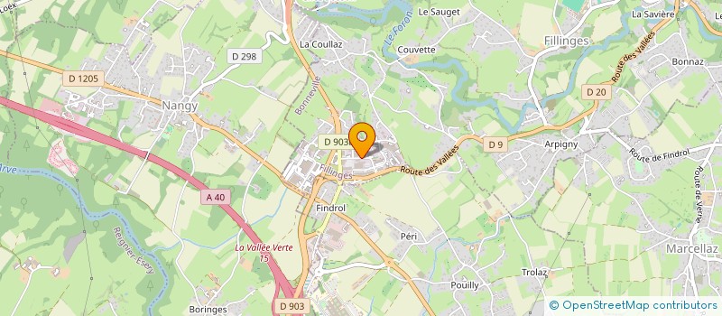 localisation de l'entreprise JNR  FILLINGES