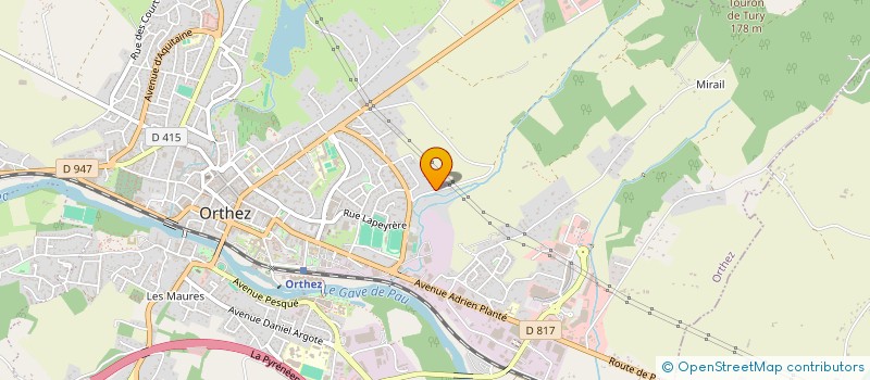 localisation de l'entreprise JNS  ORTHEZ