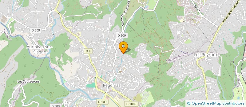 localisation de l'entreprise JNS INVEST  PEGOMAS