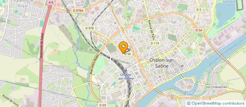 localisation de l'entreprise JNS INVEST à CHALON-SUR-SAONE