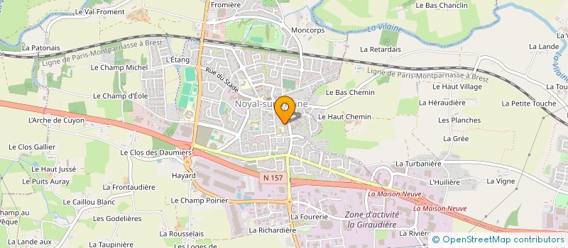 localisation de l'entreprise JNS INVEST  NOYAL-SUR-VILAINE