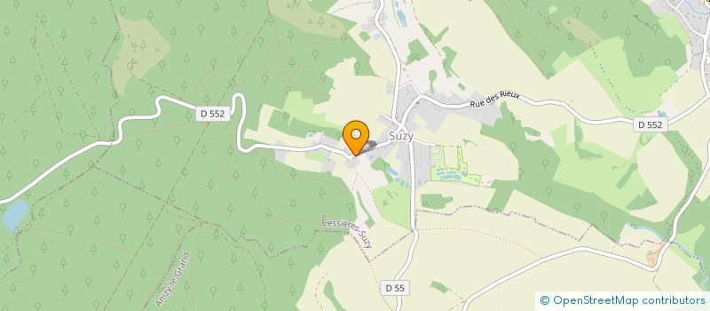 localisation de l'entreprise JNS PARMENTIER-LEFEVRE  CESSIERES-SUZY