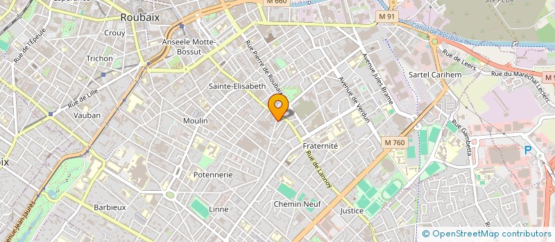 localisation de l'entreprise JNSN DEVELOPPEMENT à ROUBAIX