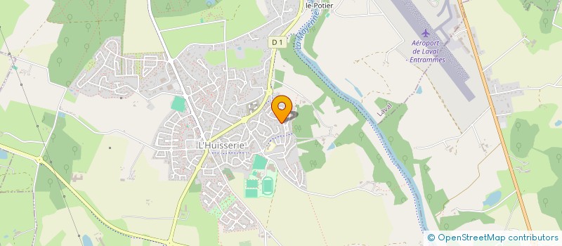 localisation de l'entreprise JNSOL à L'HUISSERIE