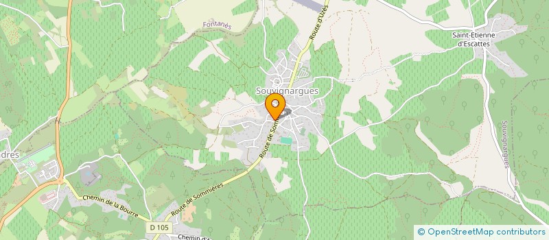 localisation de l'entreprise JNT  SOUVIGNARGUES