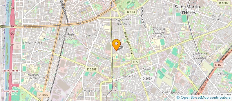 localisation de l'entreprise JNT SERVICES à GRENOBLE