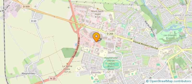 localisation de l'entreprise JNV HOLDING à ARRAS