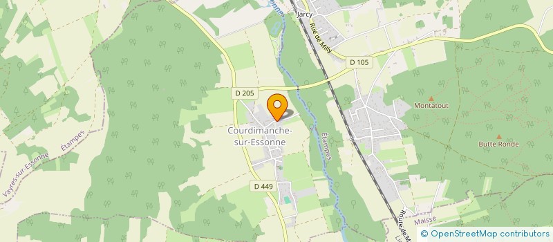 localisation de l'entreprise JNW  COURDIMANCHE-SUR-ESSONNE