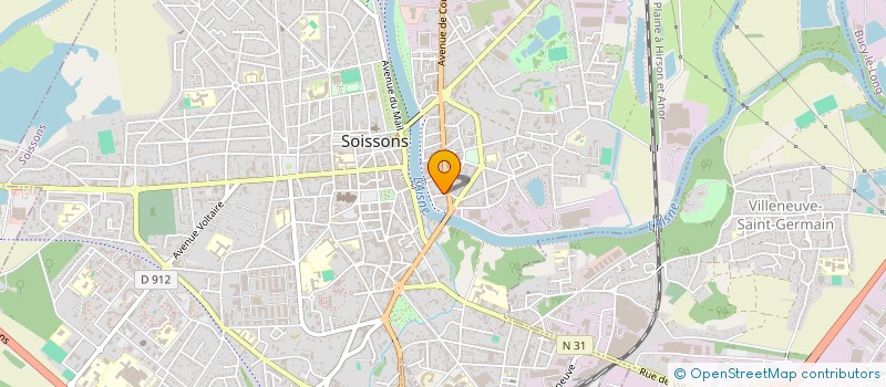 localisation de l'entreprise JNZ à SOISSONS