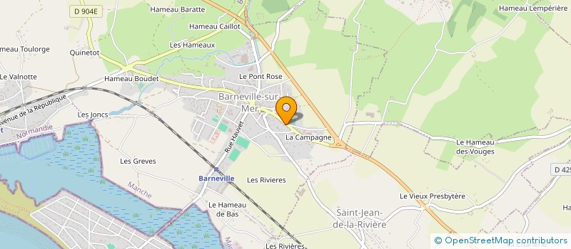 localisation de l'entreprise JO à BARNEVILLE-CARTERET