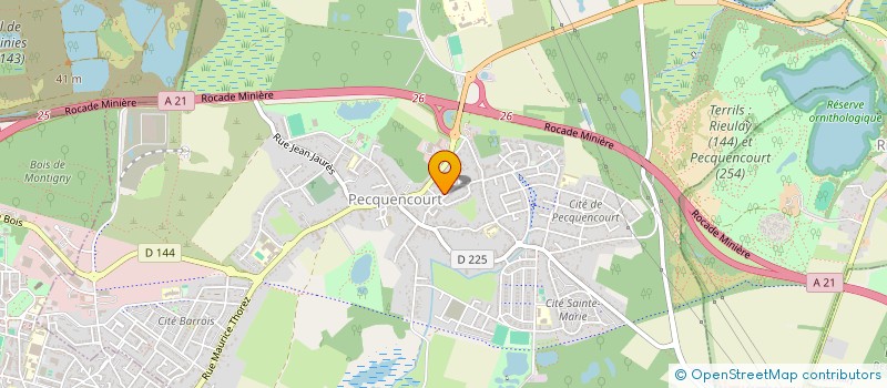 localisation de l'entreprise JO  PECQUENCOURT