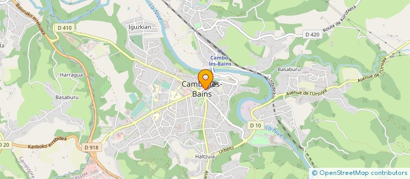 localisation de l'entreprise JO AINTZINA à CAMBO-LES-BAINS