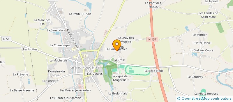 localisation de l'entreprise JO'AN  GRAND-FOUGERAY