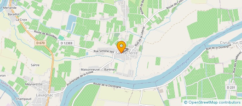 localisation de l'entreprise JO AND CO  SAINTE-TERRE