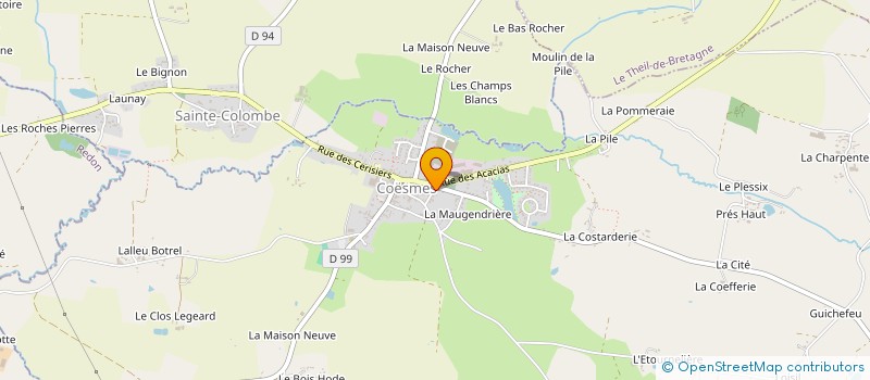 localisation de l'entreprise JO ANN COIFFURE  COESMES