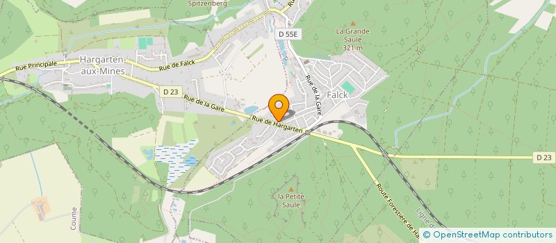 localisation de l'entreprise JO.BE  FALCK