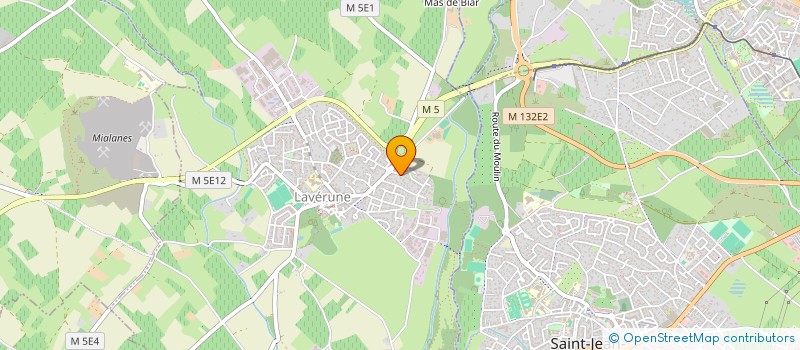 localisation de l'entreprise JO CARE  LAVERUNE